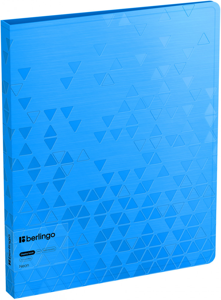 Папка с 40 вкладышами | Neon | Berlingo