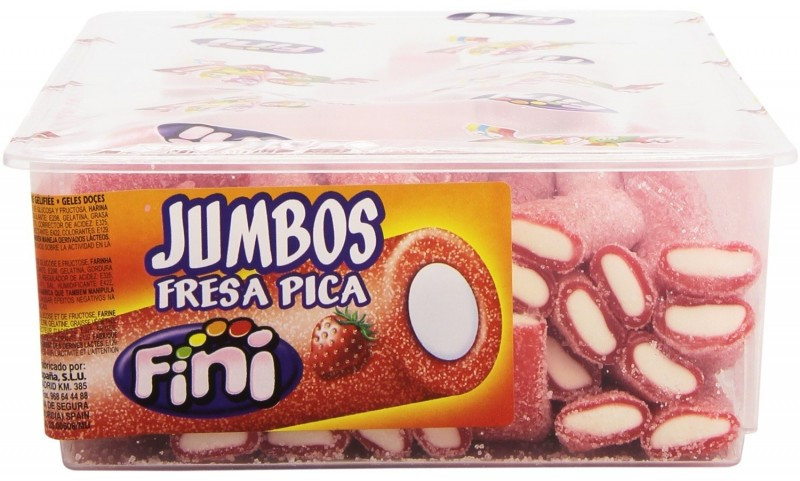 Мармелад жевательный кислый Jumbos Fresa Pica «Клубника» | Fini