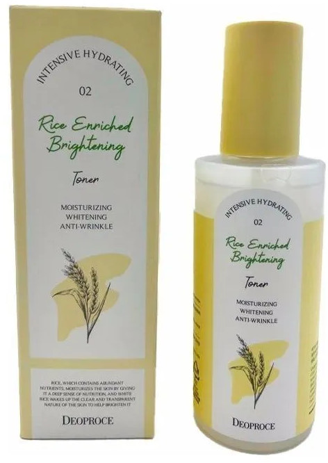 Тонер для лица осветляющий с экстрактом риса | Deoproce
