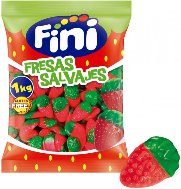 Мармелад жевательный Wild Strawberry Sweet «Клубничка» | Fini