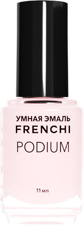 Лак для ногтей «Podium», оттенок 514 Кристальная роза | Умная эмаль | Frenchi Products