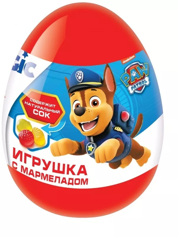 Мармелад с игрушкой «Щенячий патруль» | Magic Egg | Конфитрейд