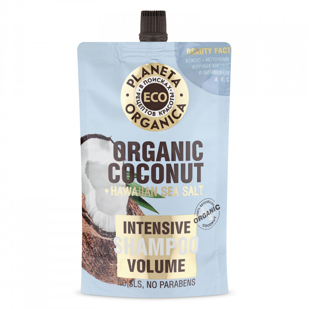 Шампунь для объема волос «Organic coconut» | Eco | Planeta Organica
