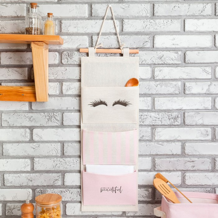 Кармашек текстильный «Глазки» | Hello Beautiful | Этель