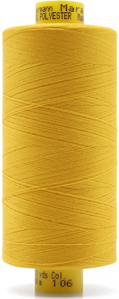 Нить универсальная «Mara», цвет темно-желтый 106 | Guetermann
