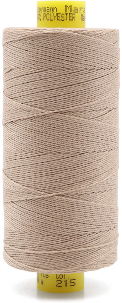 Нить для отстрочки «Mara», цвет темный кремово-бежевый №215 | Gutermann