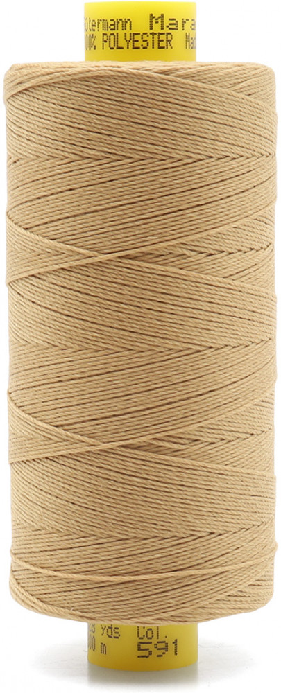 Нить для отстрочки «Mara», цвет песочно-желтый №591 | Gutermann