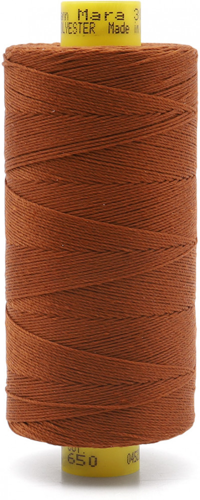 Нить для отстрочки «Mara», цвет золотисто-каштановый №650 | Gutermann