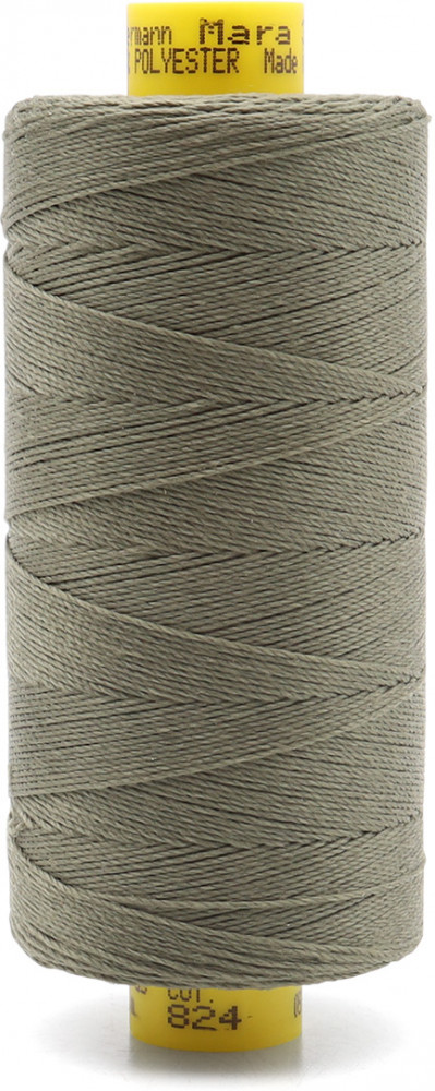 Нить для отстрочки «Mara», цвет зеленый камуфляж №824 | Gutermann
