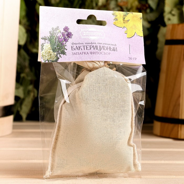 Запарка-фитосбор «Бактерицидный» | Ароматная банька | Добропаровъ