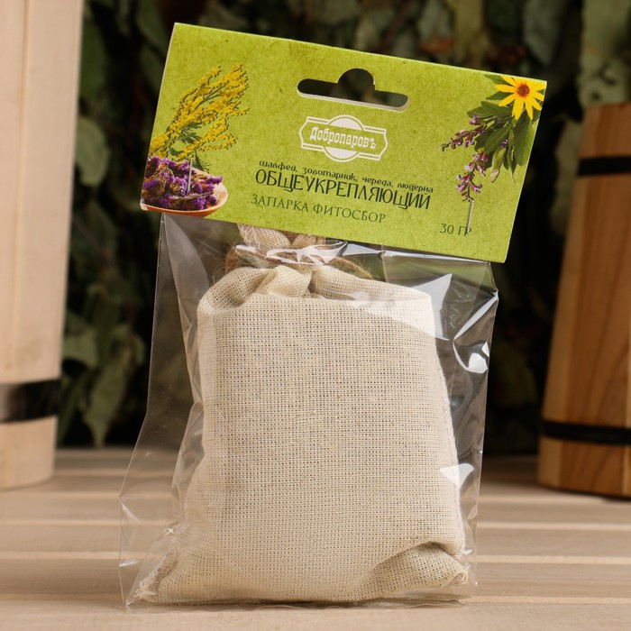 Запарка-фитосбор «Общеукрепляющий» | Ароматная банька | Добропаровъ