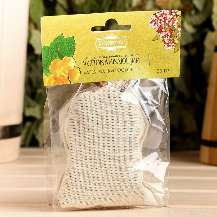 Запарка-фитосбор «Успокаивающий» | Ароматная банька | Добропаровъ