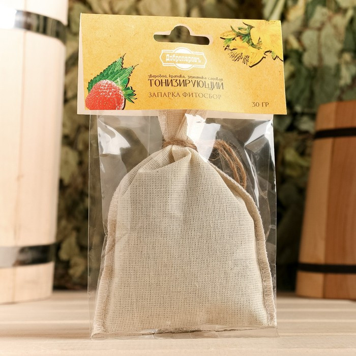 Запарка-фитосбор «Тонизирующий» | Ароматная банька | Добропаровъ