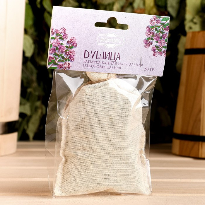 Запарка для бани натуральная «Душица» | Ароматная банька | Добропаровъ