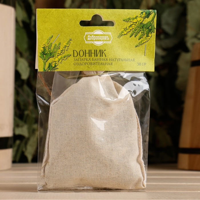 Запарка для бани натуральная «Донник» | Ароматная банька | Добропаровъ
