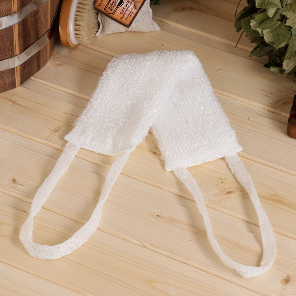 Мочалка для бани с ручками «Пояс» | Добропаровъ