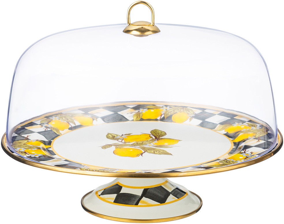 Тортовница с крышкой «Лимон» | Лимон | Agness