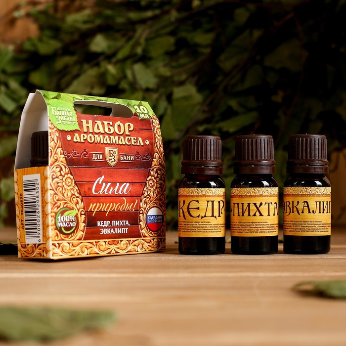 Набор масел эфирных «Cила природы» | Банная забава