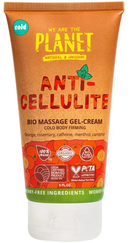 Крем-гель для тела массажный охлаждающий «Anti-cellulite» | We are the planet