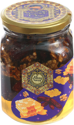 Композиция медовая «Финики с черным тмином и грецким орехом» | Восточные сладости в меду | Крестьянское хозяйство «Дары природы»