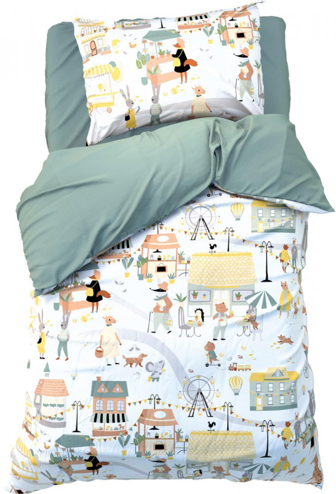 Комплект постельного белья «Fantastic town» | Fantastic town | Этель