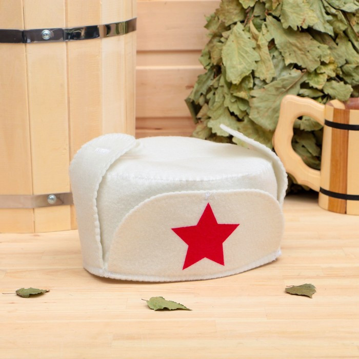 Шапка банная «Ушанка» | Добропаровъ