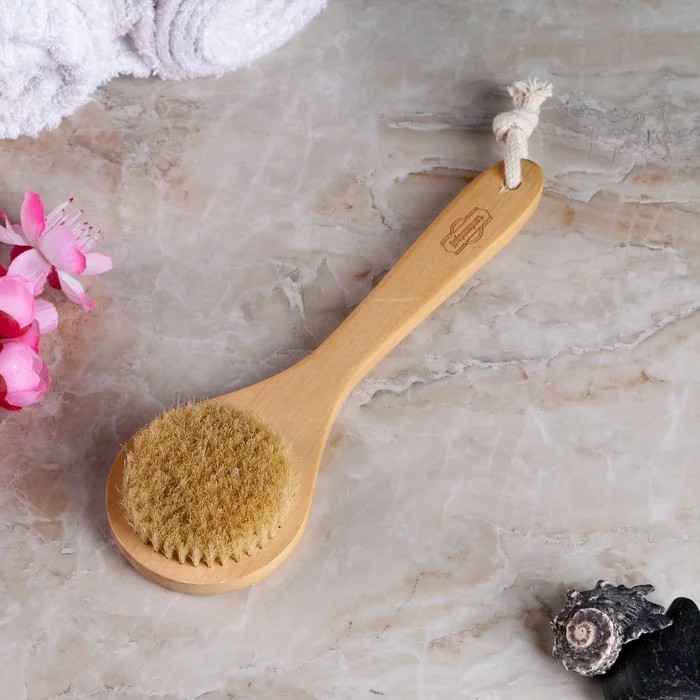 Щётка массажная из натуральной щетины | Добропаровъ