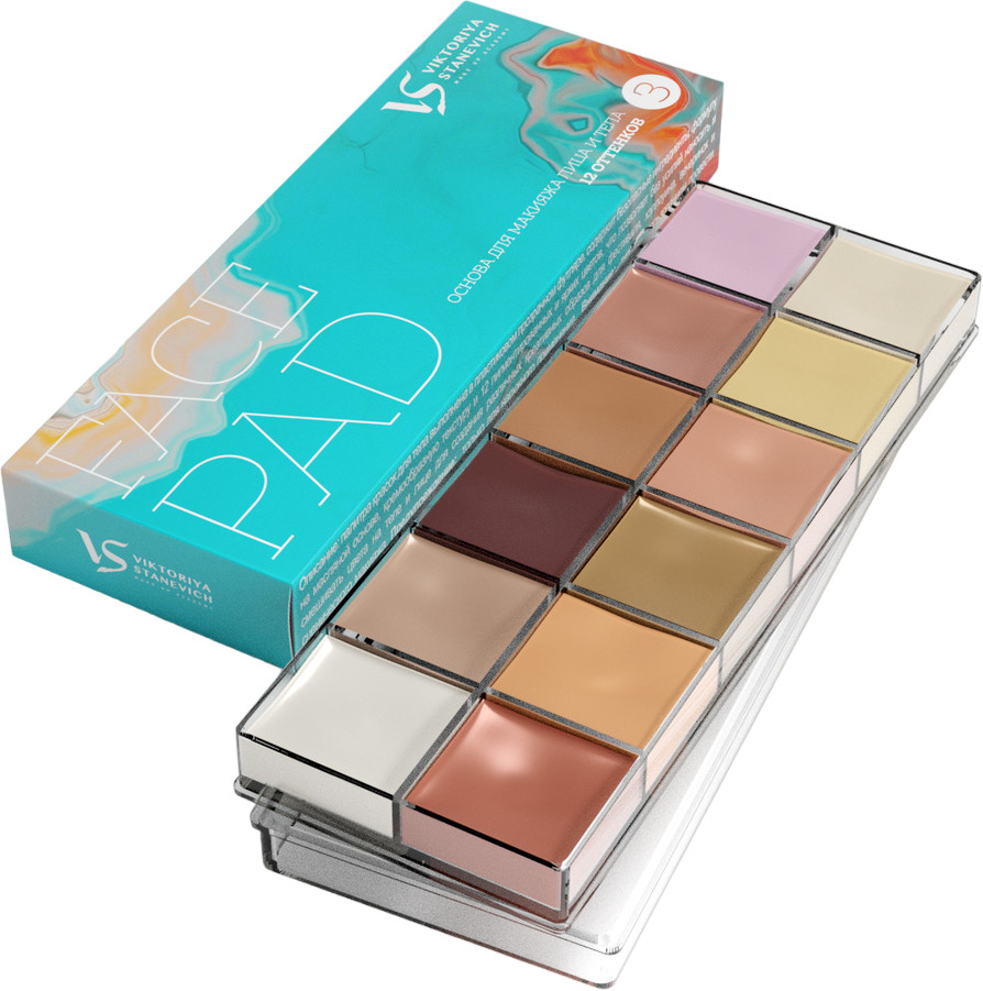 Основа для макияжа лица и тела «Face Pad», оттенок 03 | Viktoriya Stanevich