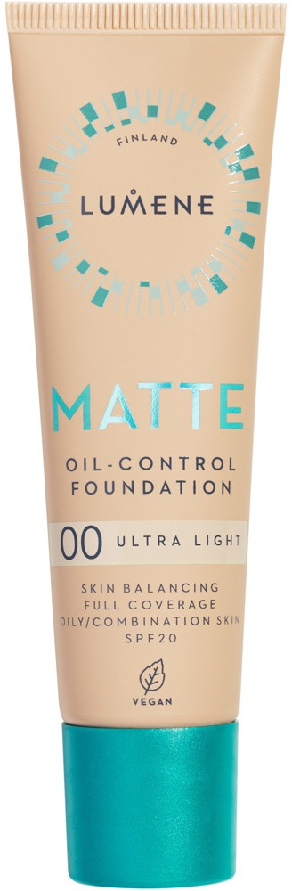 Тональный крем для лица «Matte Oil-Сontrol» SPF 20, оттенок 00 Ultra light | Lumene