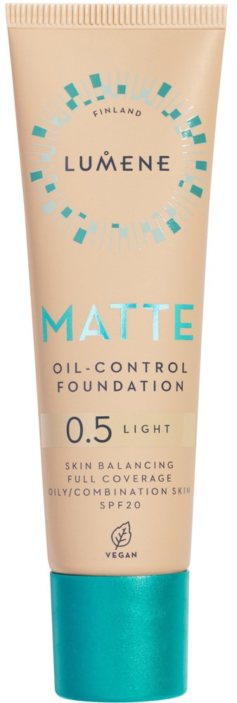 Тональный крем для лица «Matte Oil-Сontrol» SPF 20, оттенок 0.5 Light | Lumene