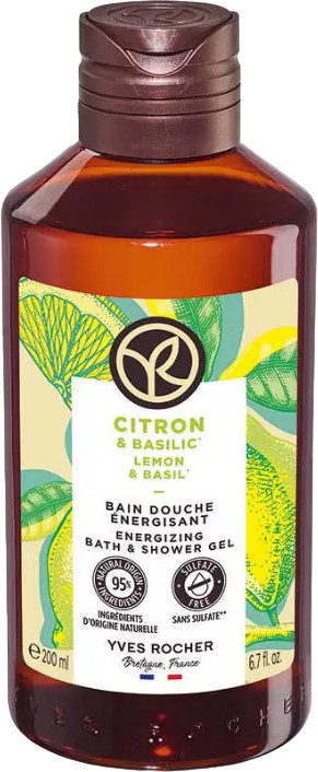 Гель для душа и ванны «Lemon&Basil» | Yves Rocher