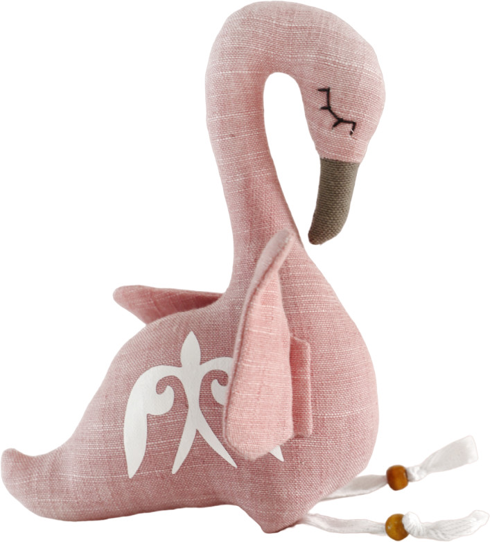 Игрушка текстильная «Фламинго» | Amulets of Nomads | Apoli