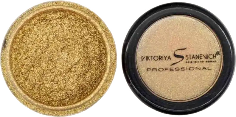 Тени для век рассыпчатые «Star Powder», оттенок 101 Золотой | Viktoriya Stanevich