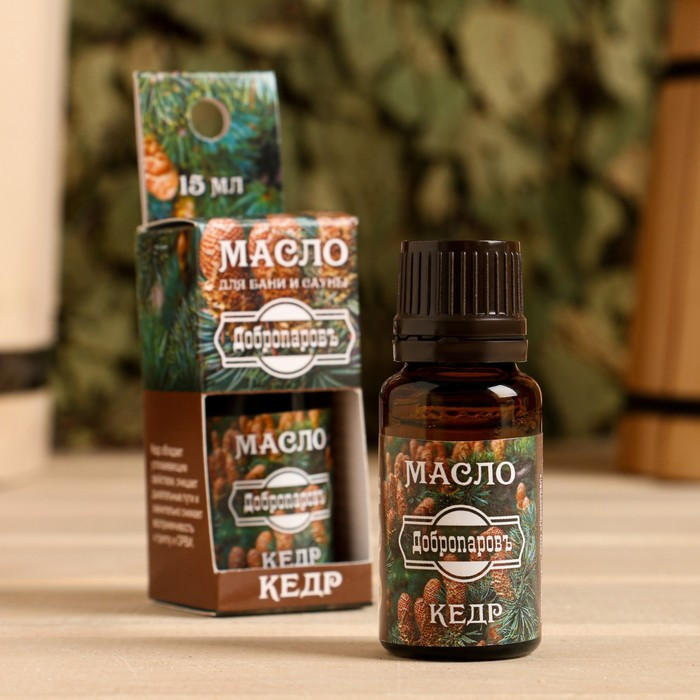 Масло эфирное «Кедр» | Добропаровъ