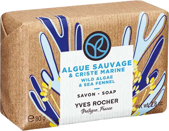 Мыло ароматное «Wild algae&Sea fennel» | Yves Rocher