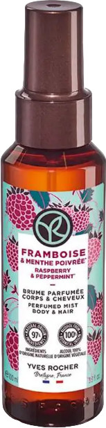 Спрей для тела и волос «Raspberry&Peppermint» | Yves Rocher