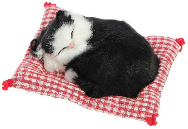 Игрушка на панель «Кошка на подушке»