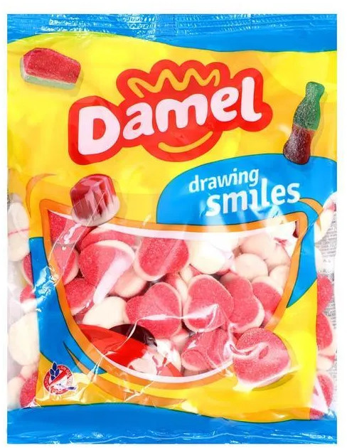 Мармелад жевательный «Сердце розово-белое в сахаре» | Damel