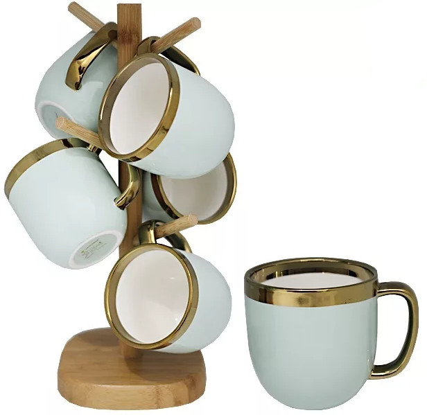 Набор кружек на подставке | Lenardi