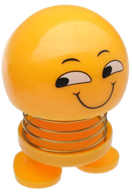 Смайл на пружинке