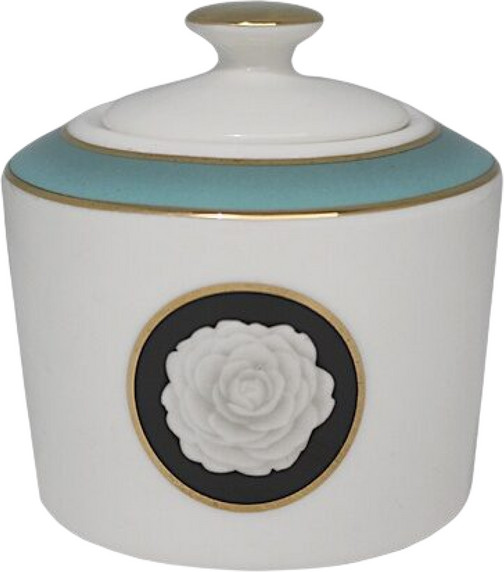 Сахарница с крышкой «Седая роза» | Седая роза | Lenardi