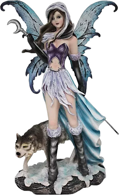 Статуэтка «Фея и волк» | Lenardi