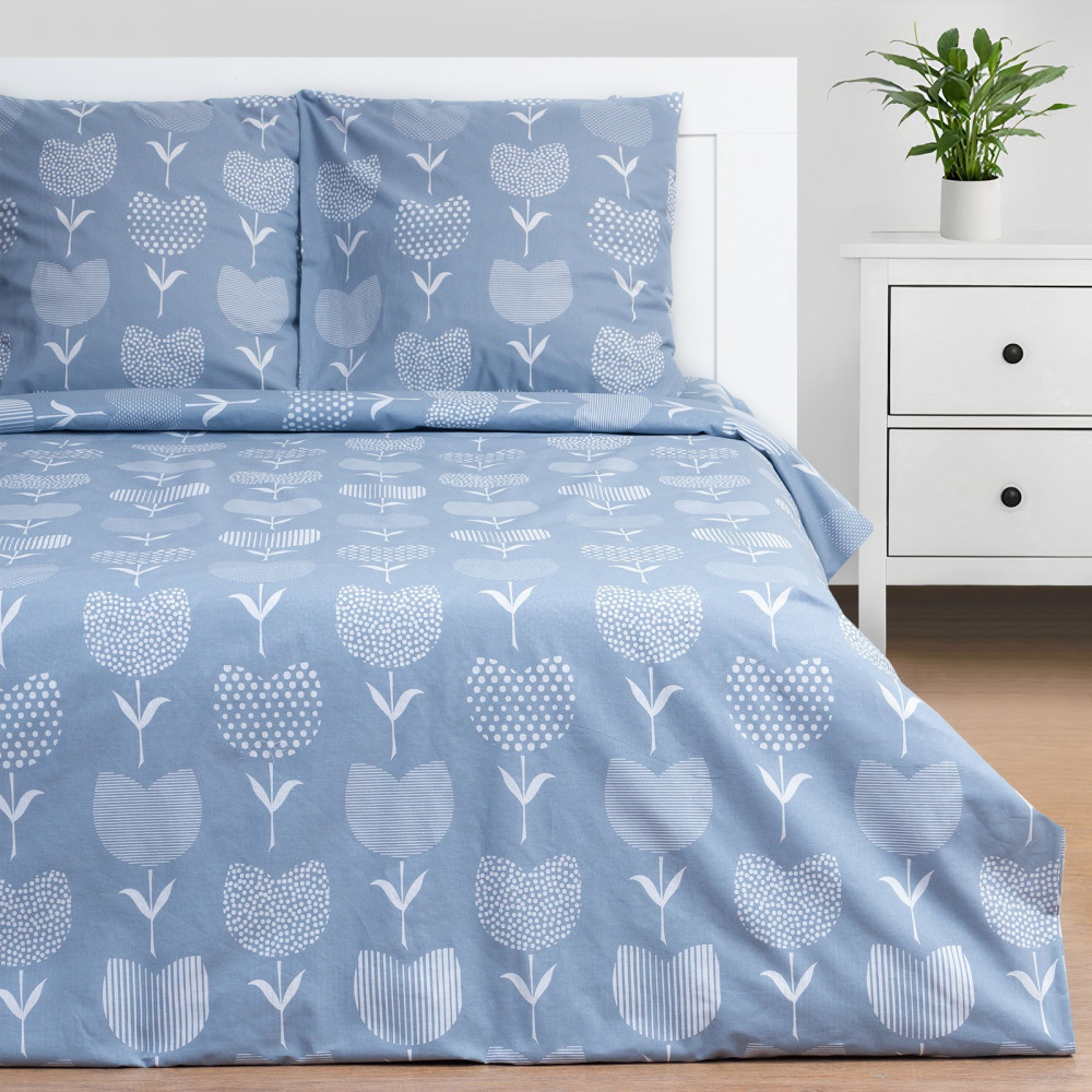 Комплект постельного белья «Тюльпаны» | Flora | Этель