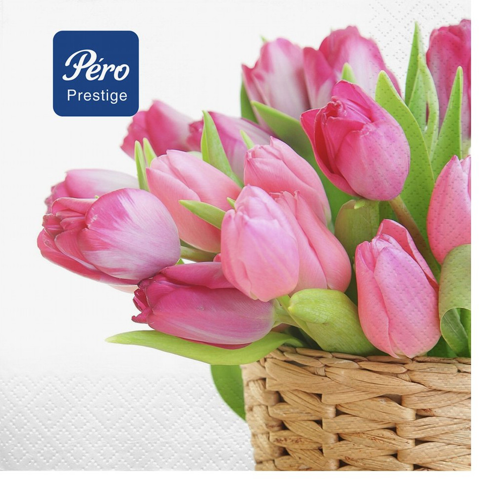 Салфетки бумажные «Нежный цвет» | Pero