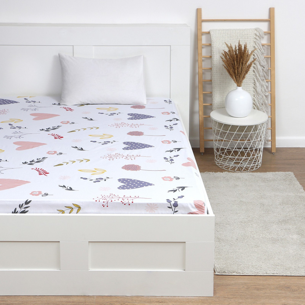 Простыня на резинке | Flower garden | Этель