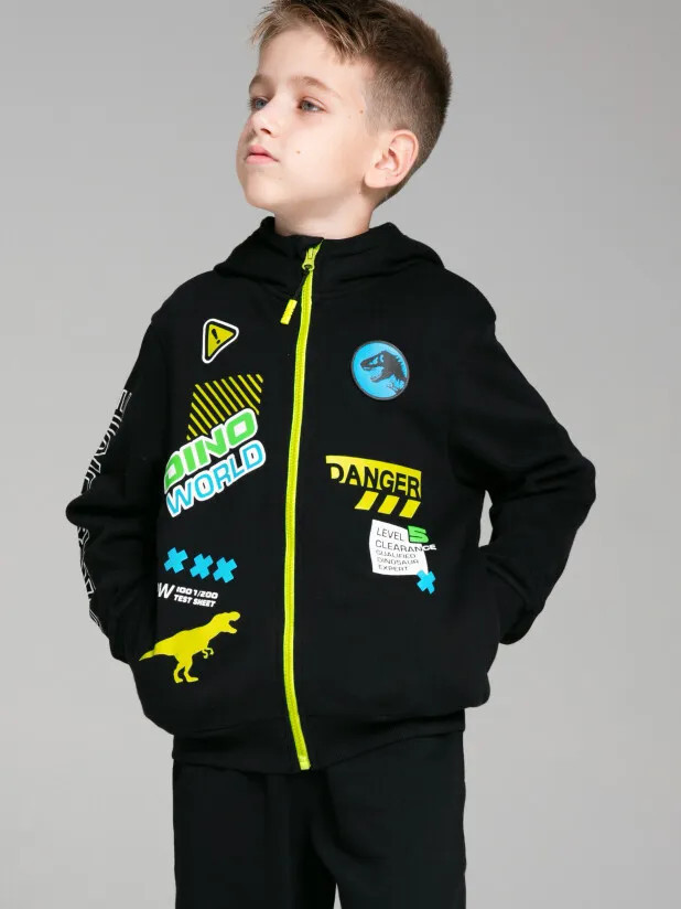 Толстовка для мальчиков | Dino world | PlayToday