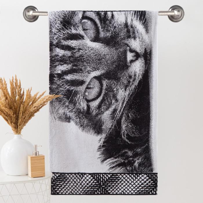 Полотенце махровое «Котик» | Этель