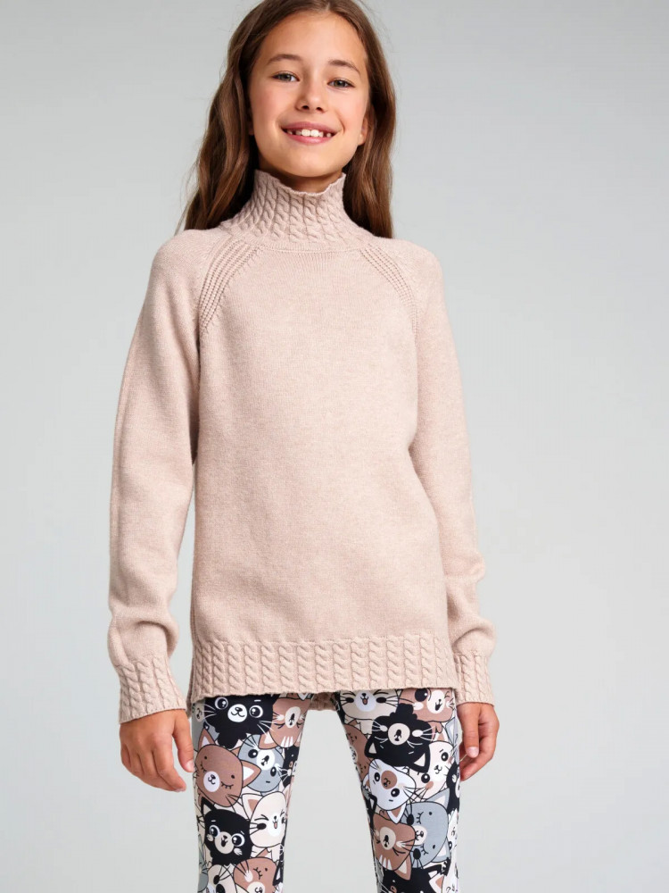 Свитер для девочек | Gold | PlayToday