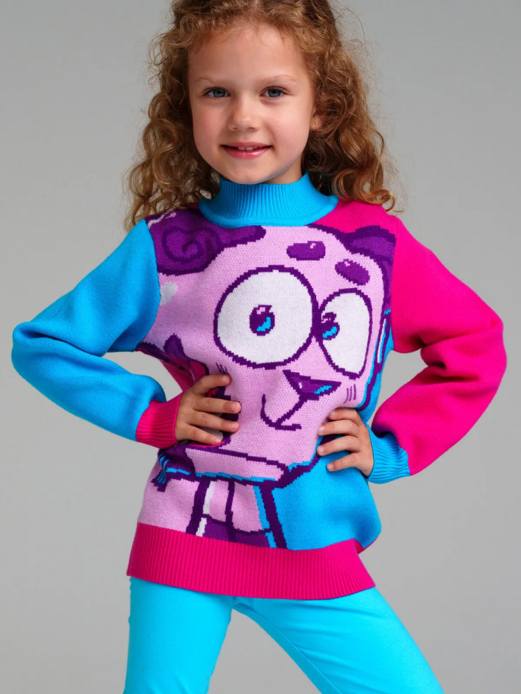 Свитер для девочек | Смешарики | PlayToday