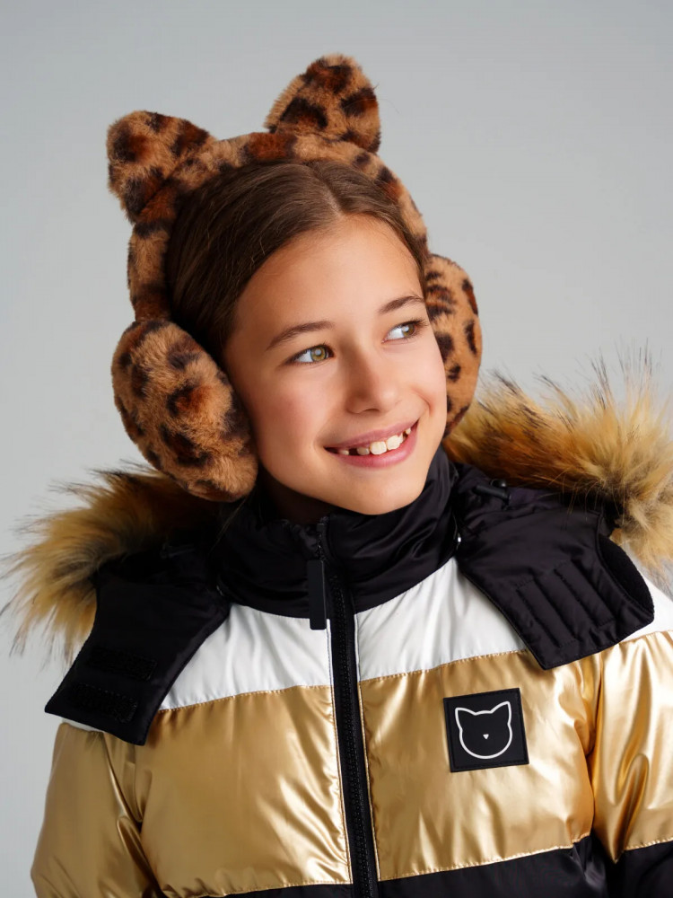 Наушники для девочек меховые | Gold | PlayToday